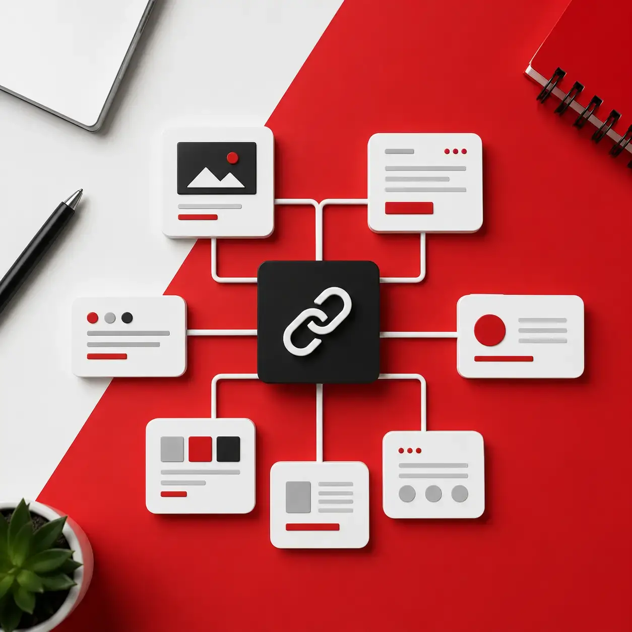 Eine stärkere interne Verlinkungsstrategie für Ihre Unternehmenswebsite aufbauen