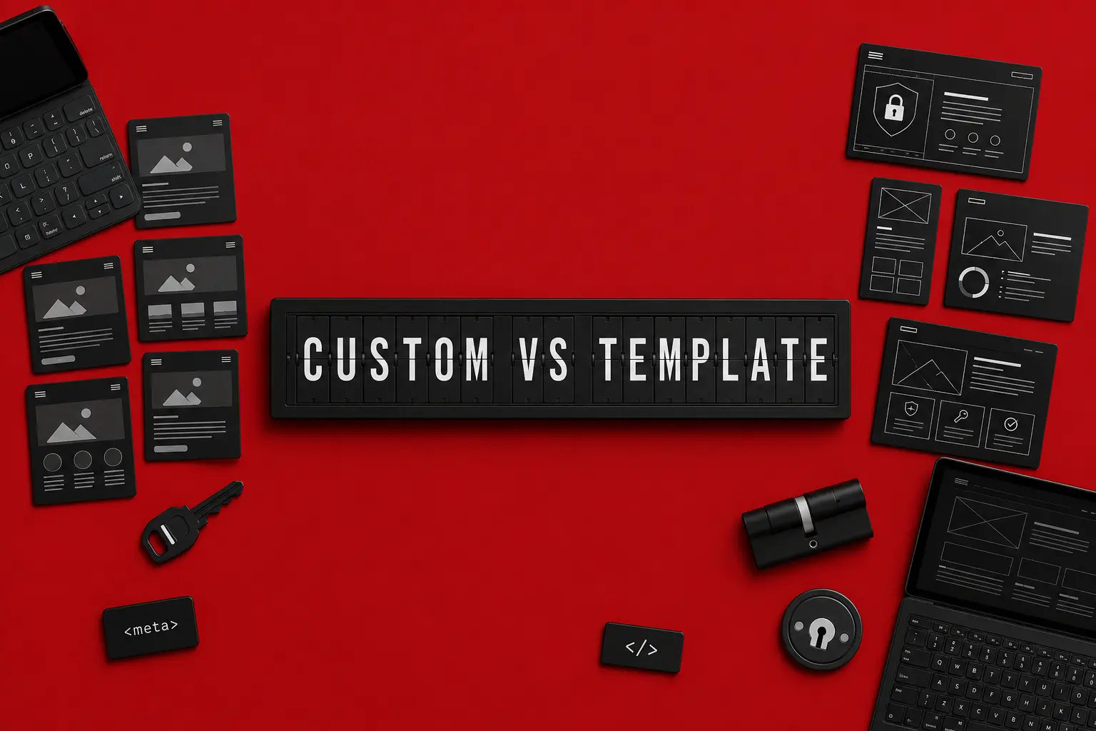 How Custom and Template Locksmith Websites Compare