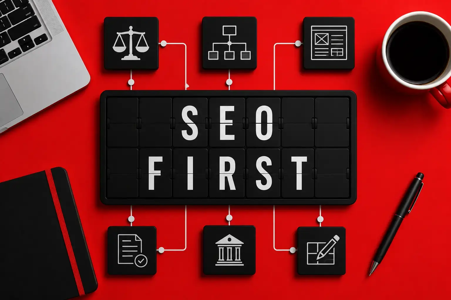 Warum die SEO-Planung für juristische Websites vor dem Design beginnen sollte