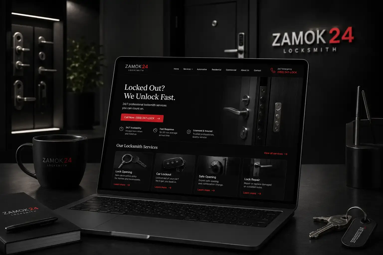 Locksmith Website Design