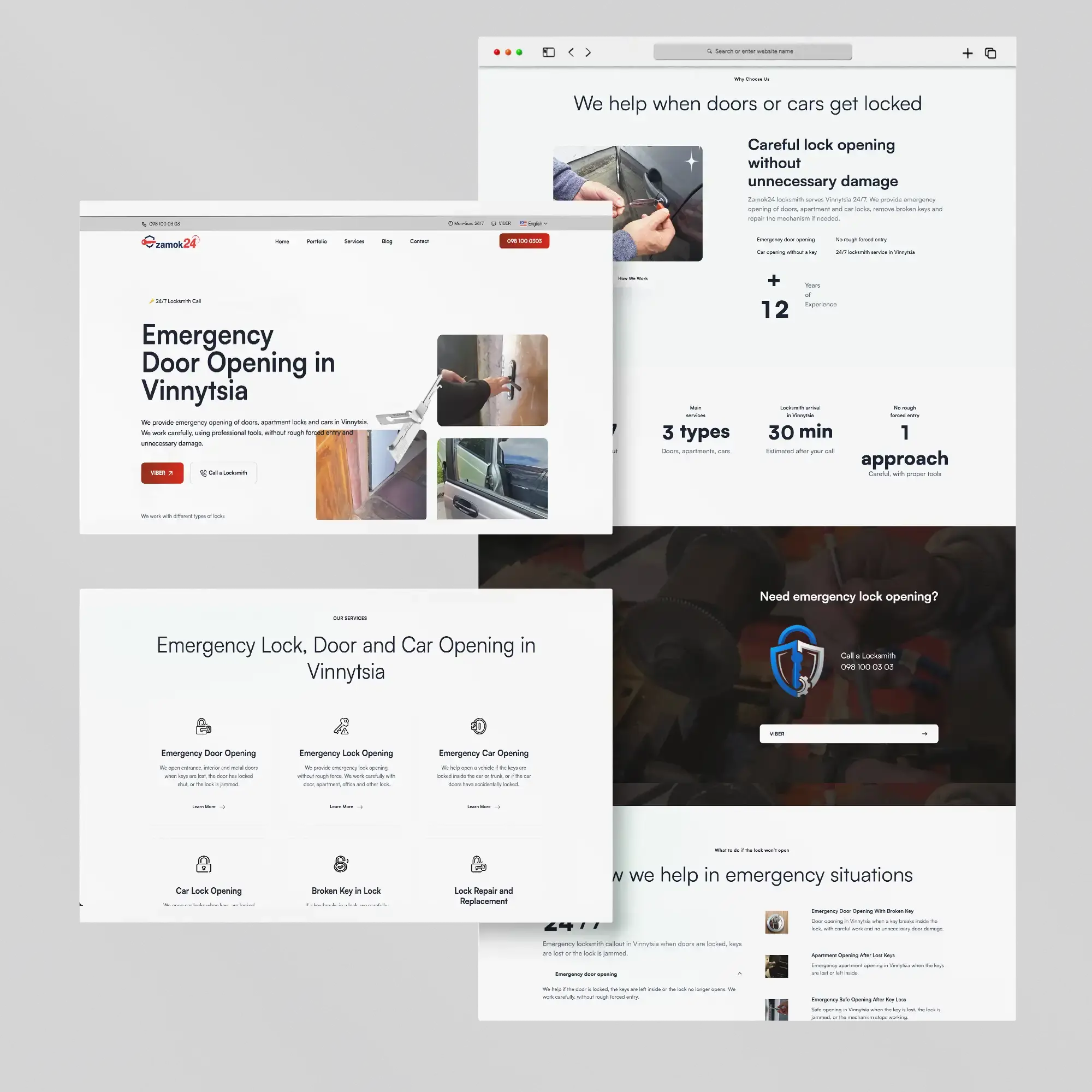 Website Design and SEO for a Locksmith Business